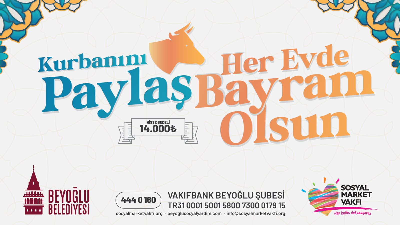 Kurbanını Paylaş, Her Evde Bayram Olsun Kampanyası